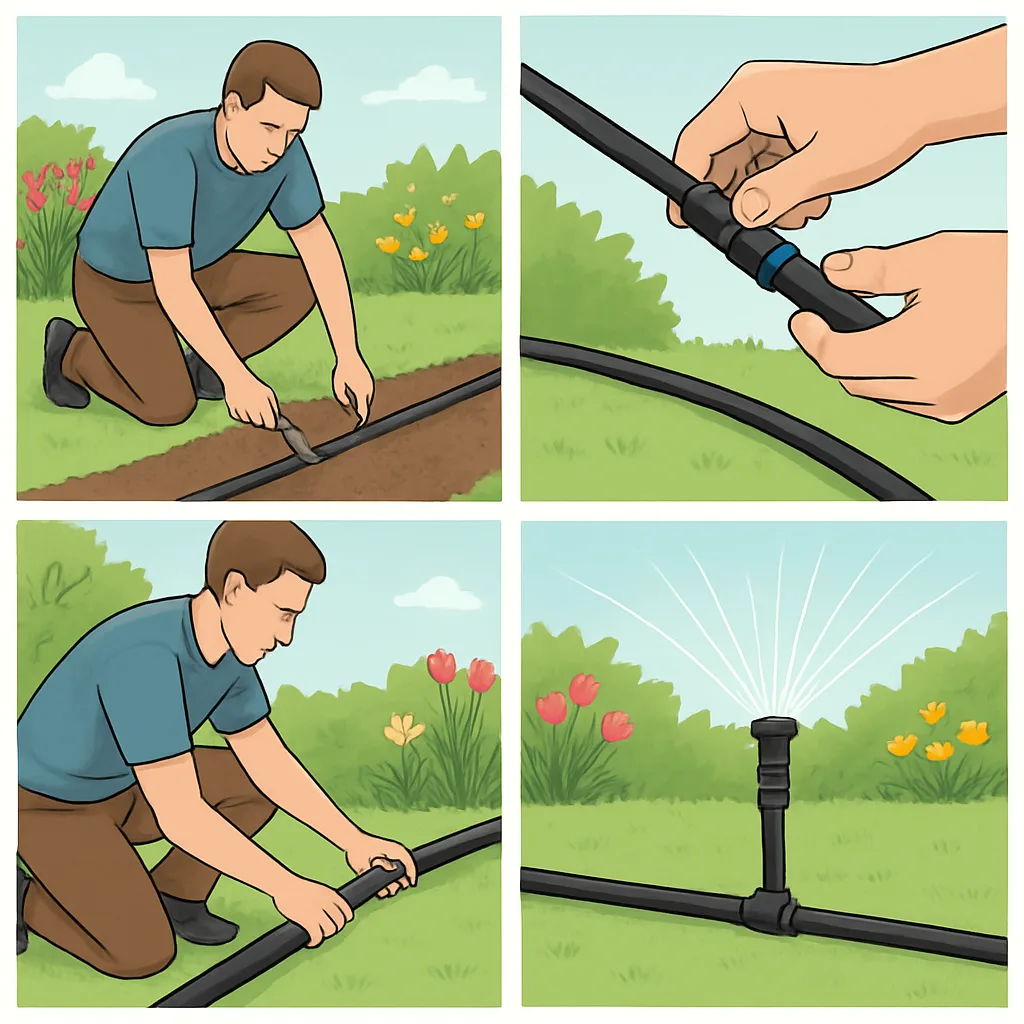 Automatisch beregening systeem installeren uitleg