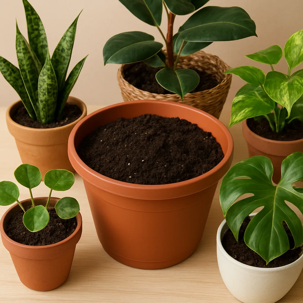 Beste potgrond voor verschillende kamerplanten