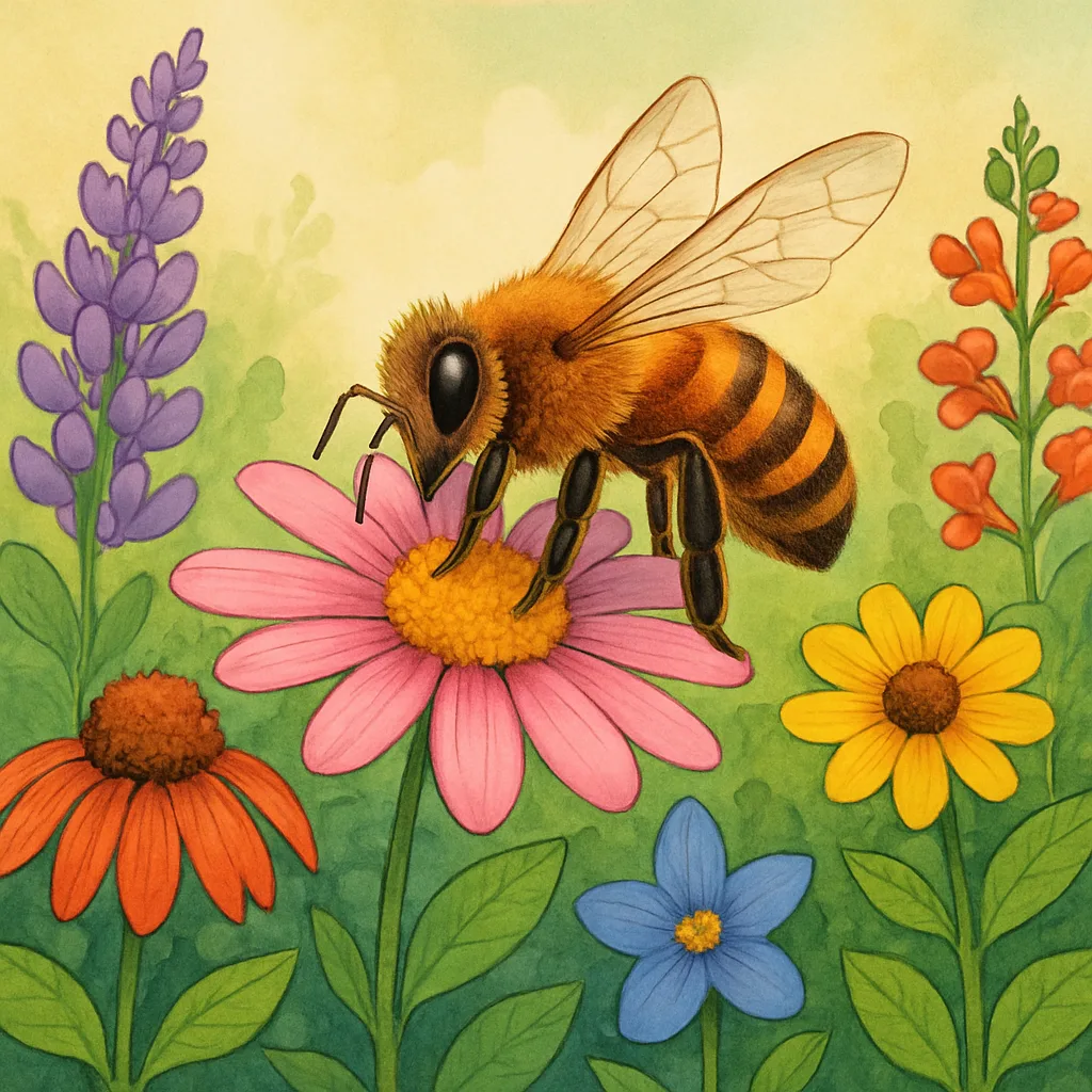 Bijen helpen met juiste planten kiezen