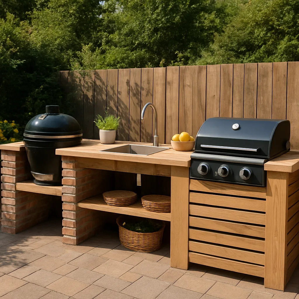 Buitenkeuken maken voor gezellige zomerdagen