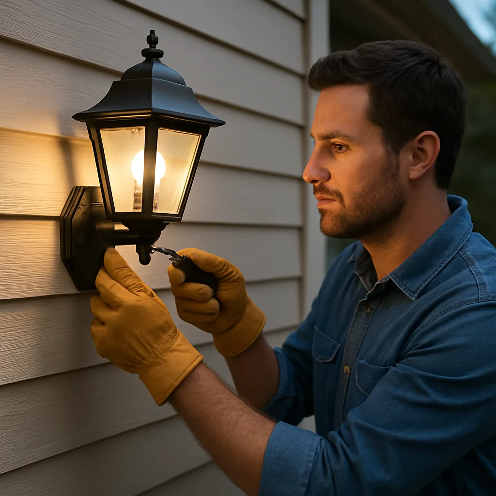 Buitenverlichting installeren zonder elektricien tips