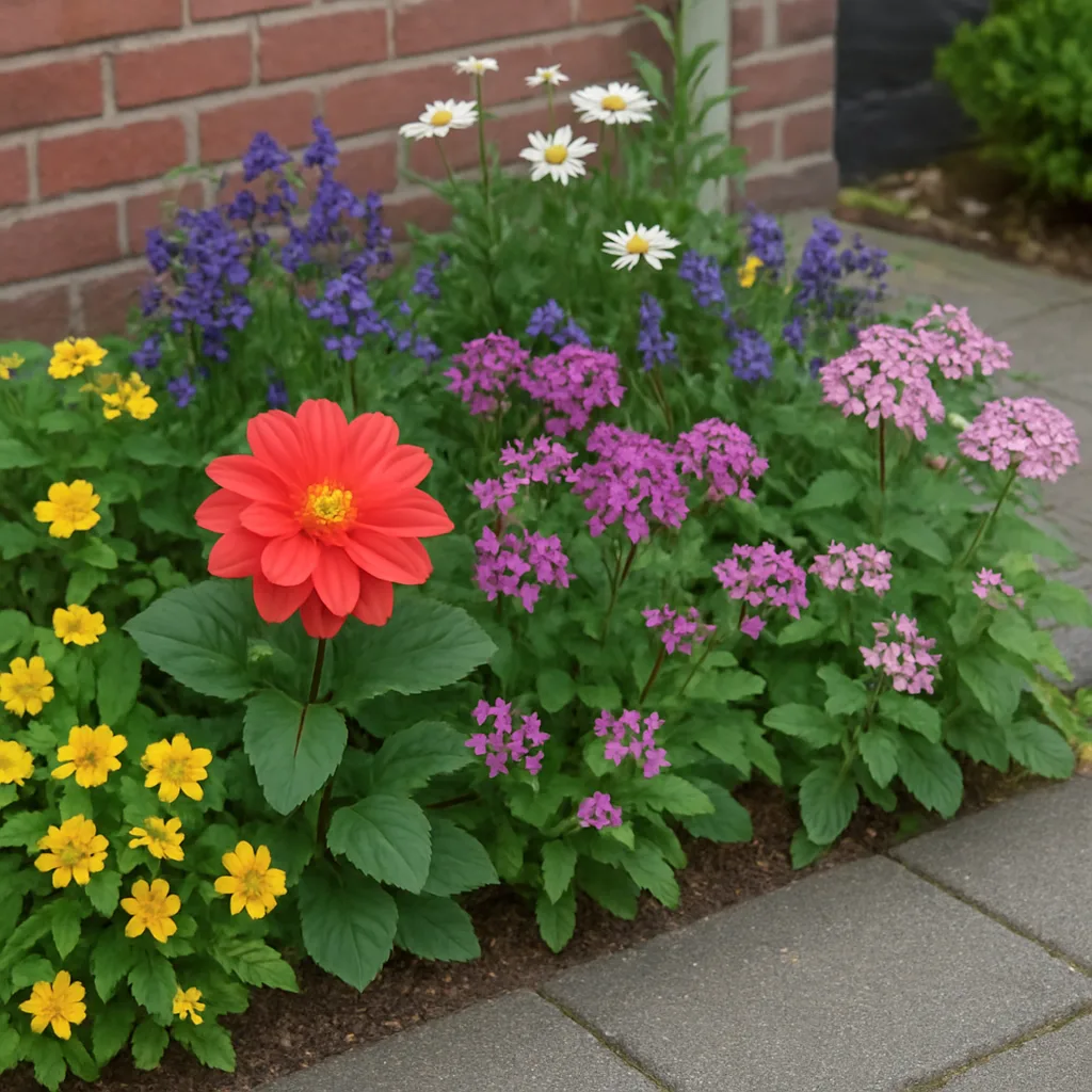 Compacte bloemen voor kleine stadstuinen