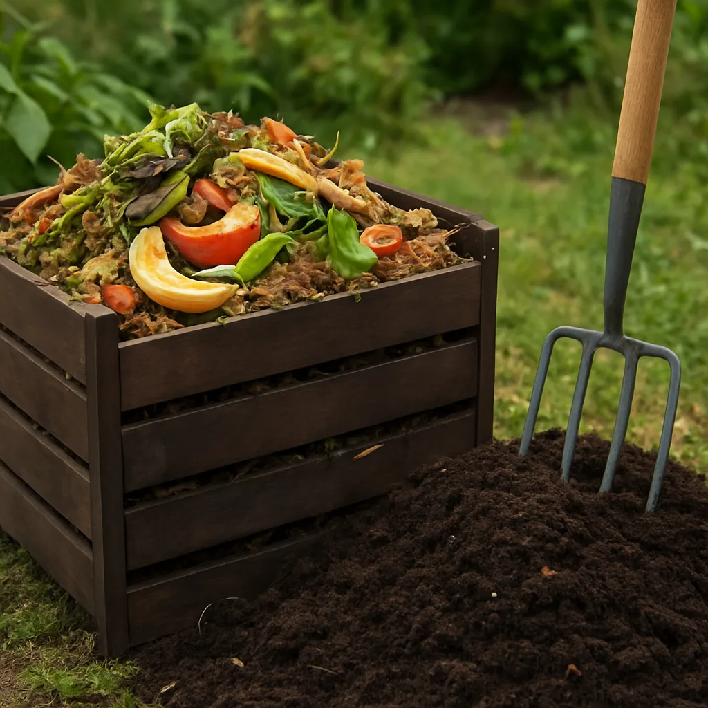 Compost maken van keuken en tuinafval