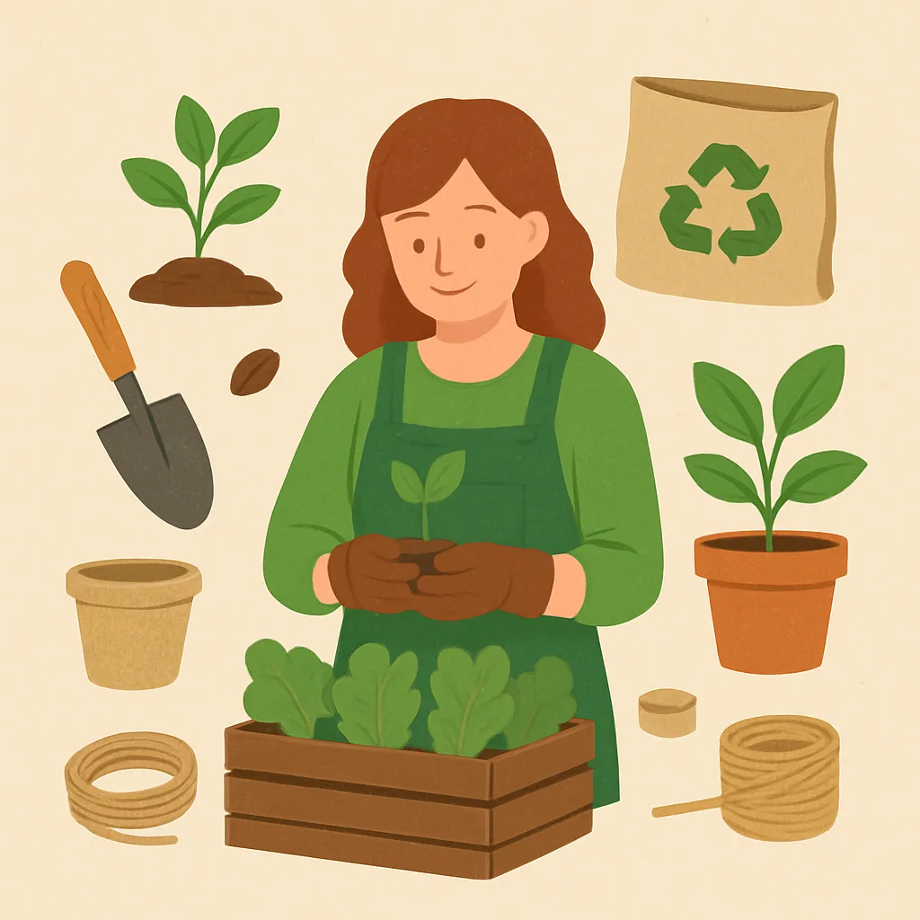 Groen tuinieren zonder plastic producten tips