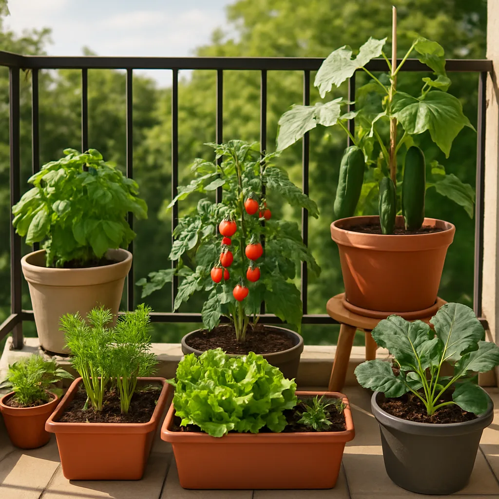 Groenten kweken op balkon praktische tips