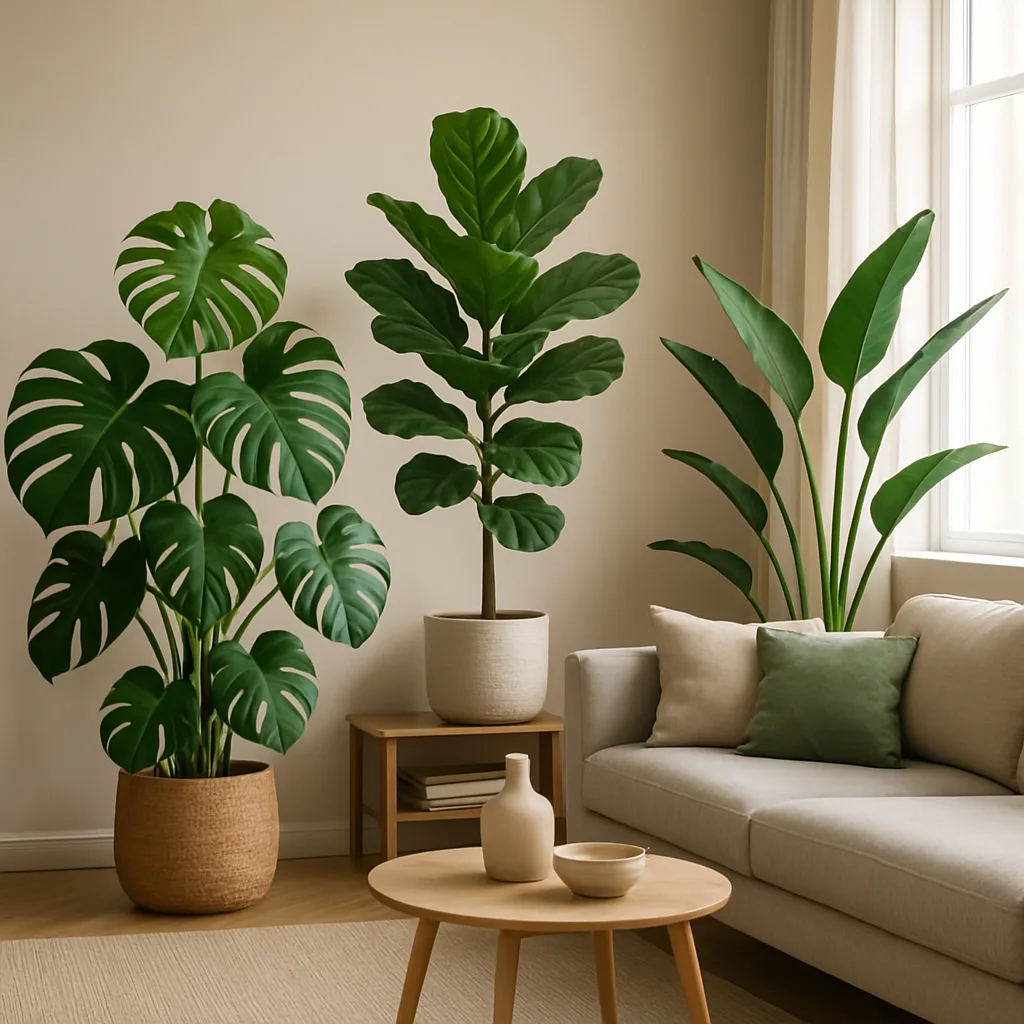 Grote kamerplanten als eyecatcher in interieur