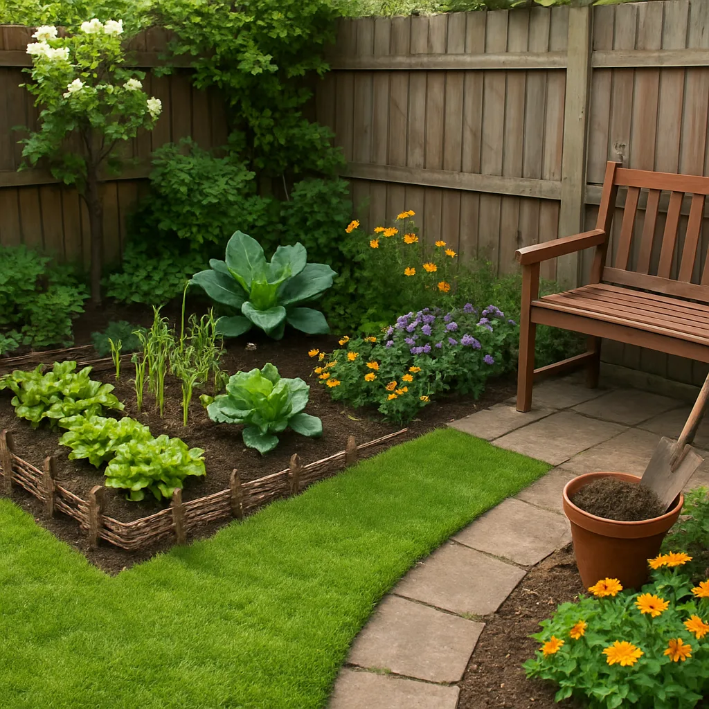 Hoe begin je met een kleine tuin