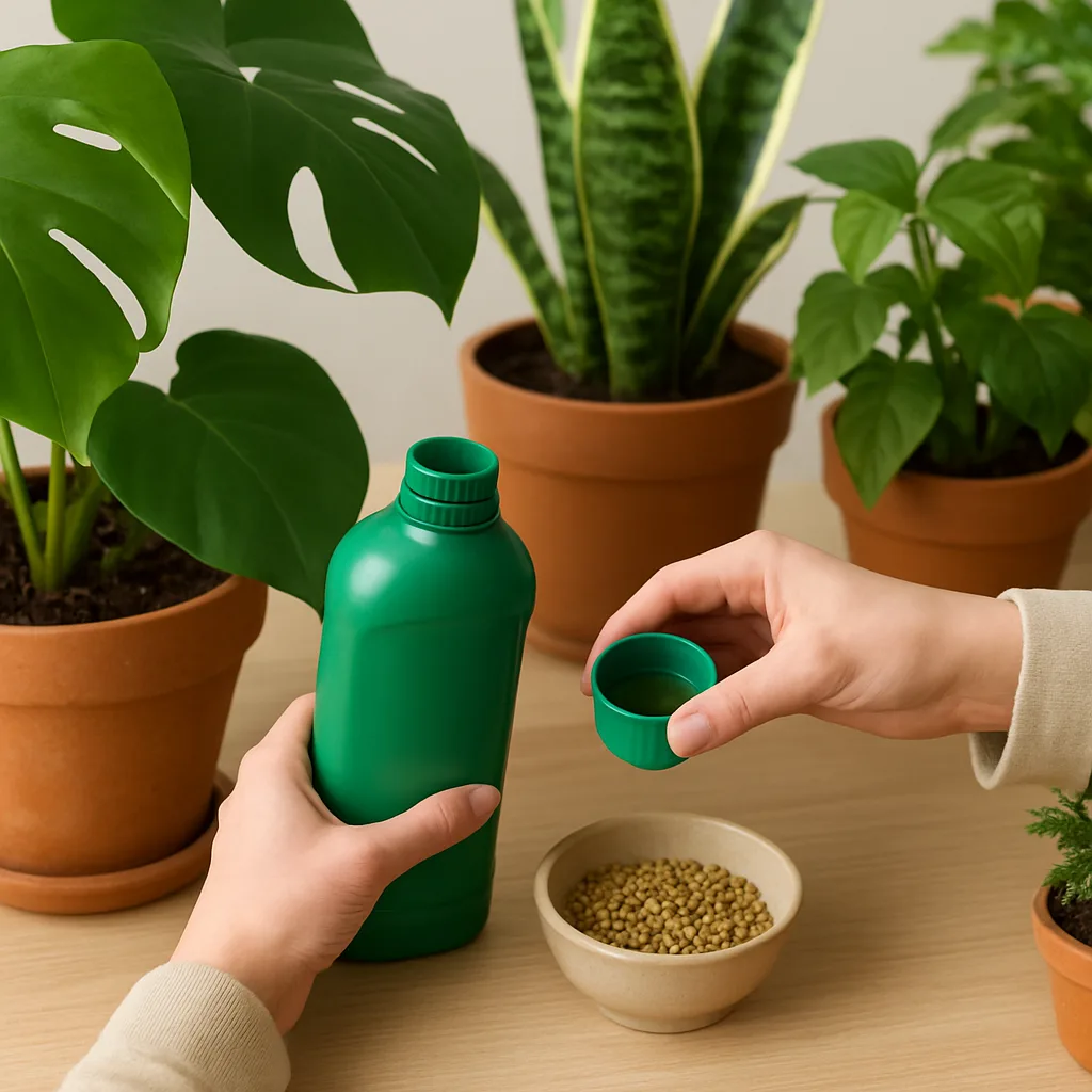 Kamerplanten voeding wanneer en hoe gebruiken