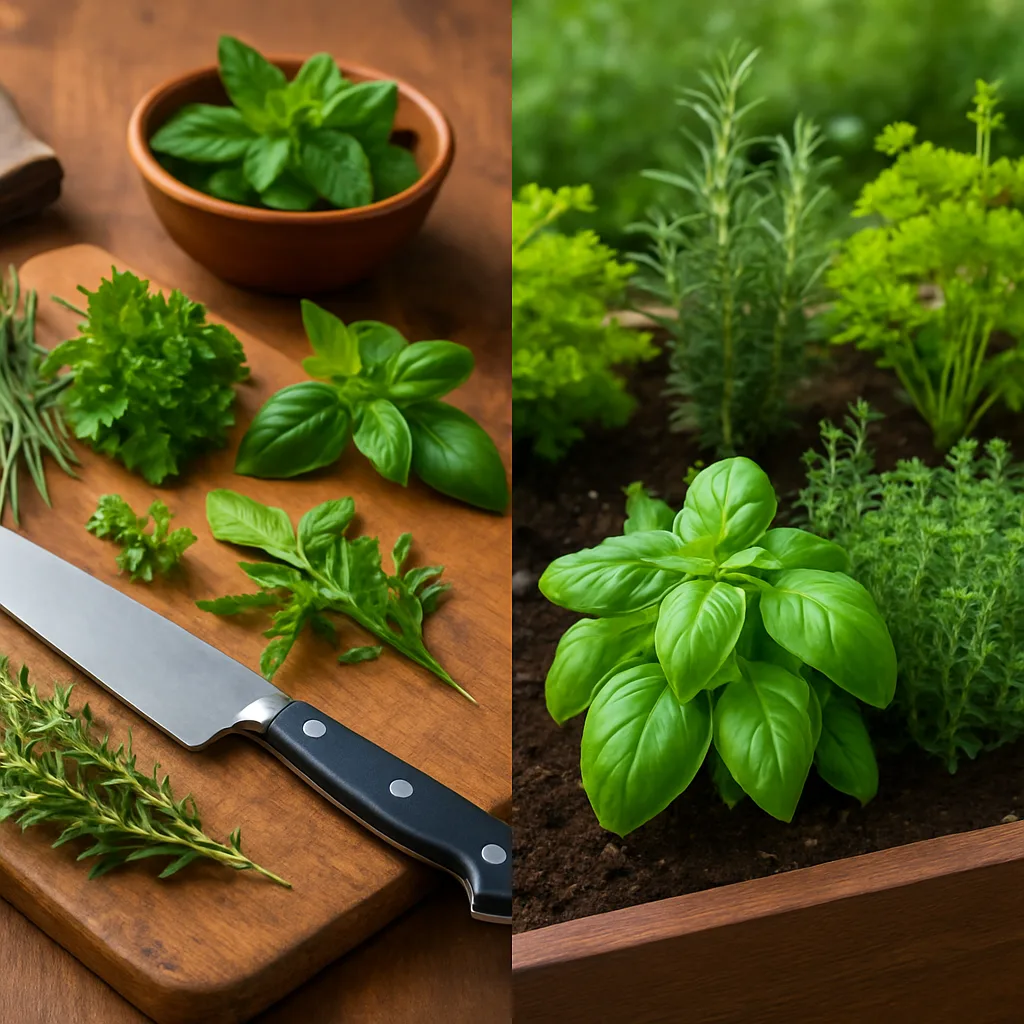 Kruiden gebruiken in keuken en tuin