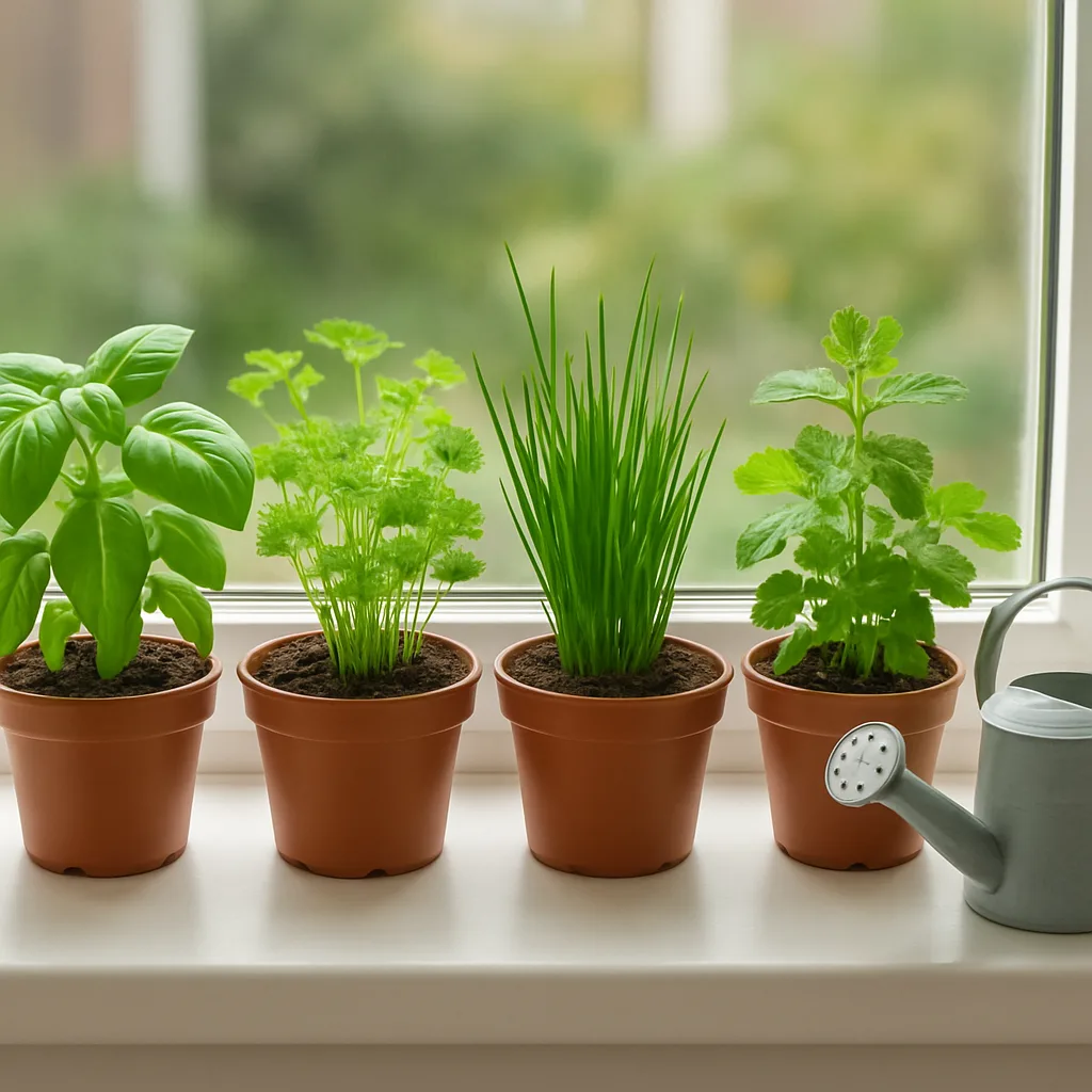 Kruiden kweken op vensterbank eenvoudig stappenplan
