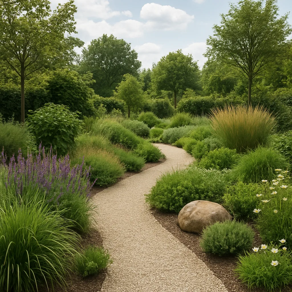Landelijke tuin ontwerpen met natuurlijke elementen
