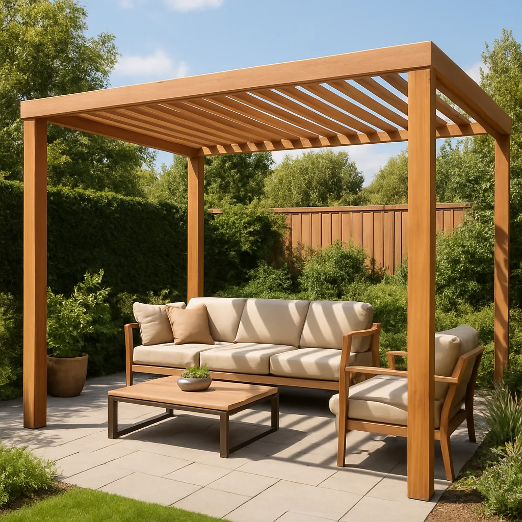 Pergola bouwen voor schaduw en stijl