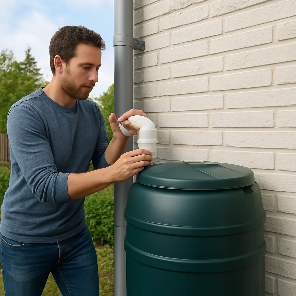 Regenwater opvangsysteem zelf installeren eenvoudig