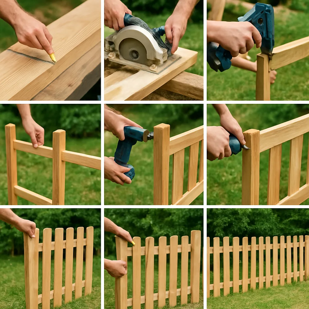 Tuinhek maken van hout stap voor stap