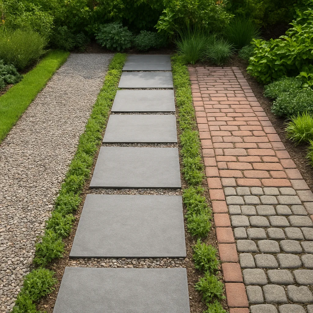 Tuinpad aanleggen: verschillende materialen vergeleken