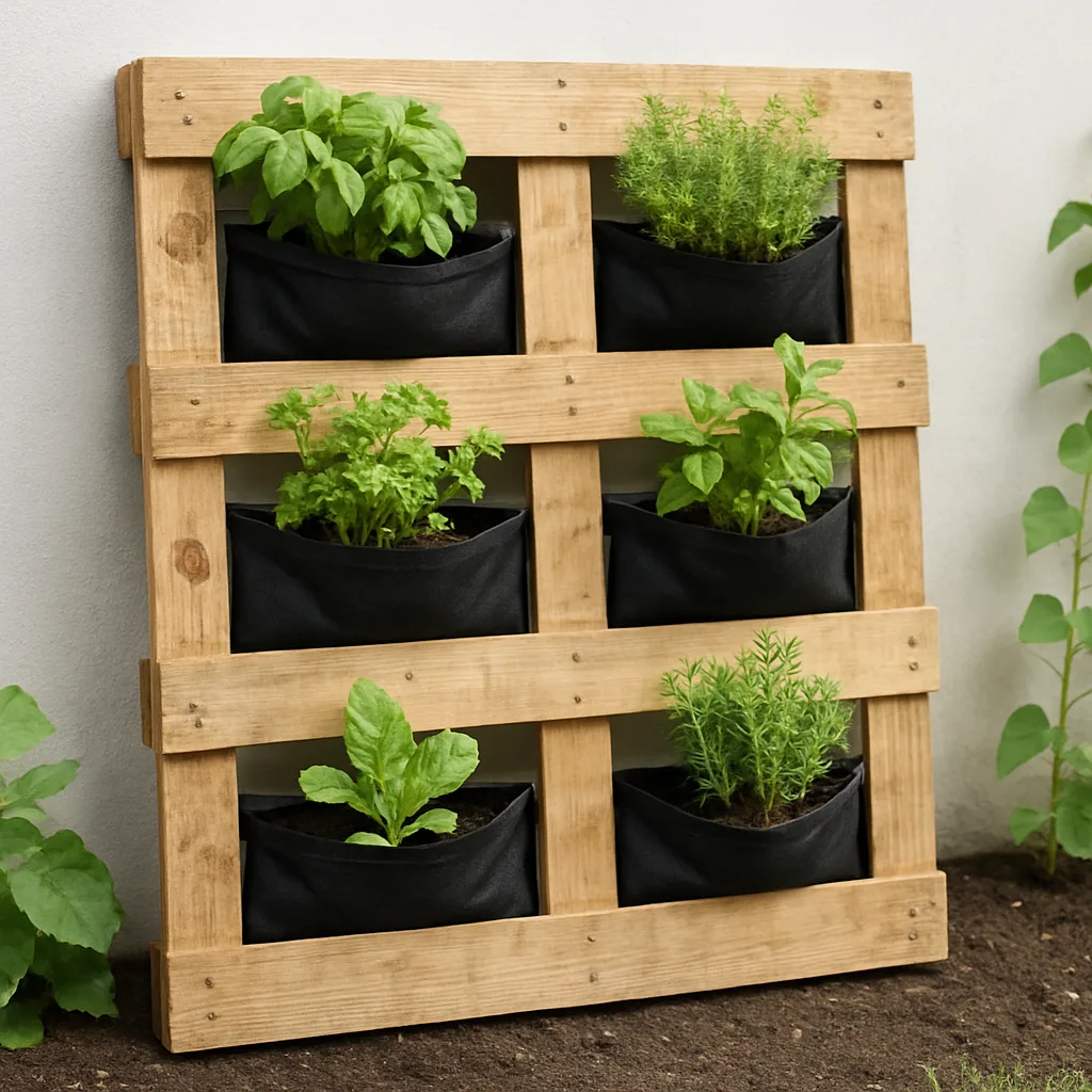 Verticale tuin bouwen met pallets stappenplan