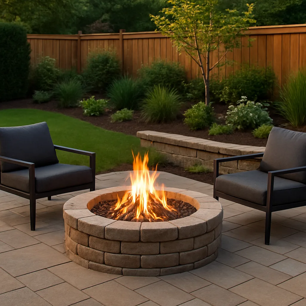 Vuurplaats maken in tuin veilig en stijlvol