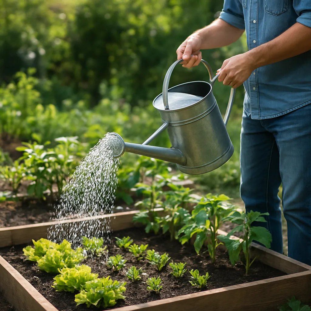 Water geven moestuin: wanneer en hoeveel