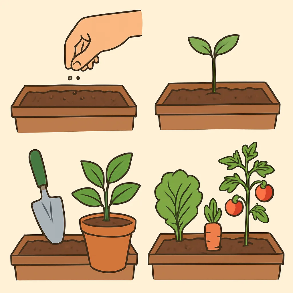 Zelf groenten kweken voor beginners stap voor stap