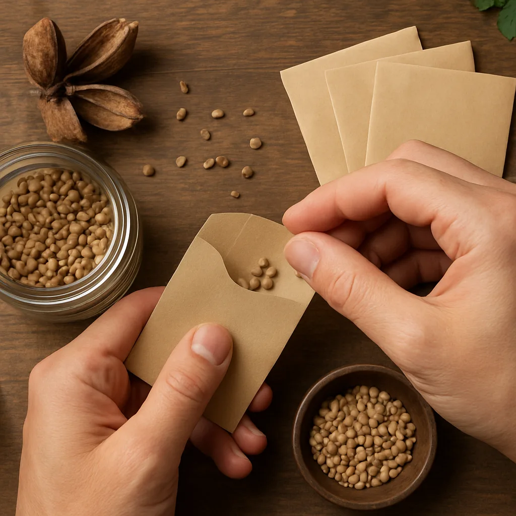 Zelf zaden bewaren voor volgend seizoen